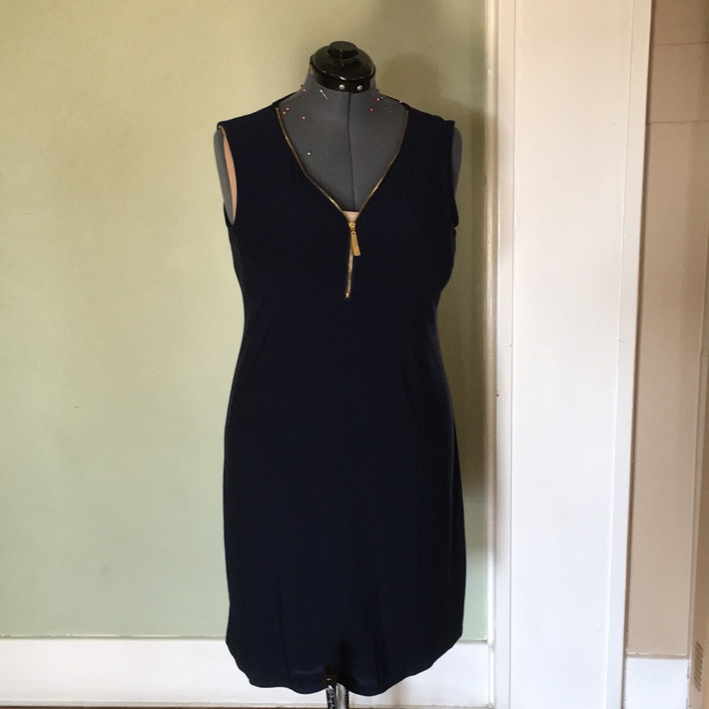 Navy blue dress